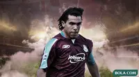 Carlos Tevez. (Bola.com/Dody Iryawan)