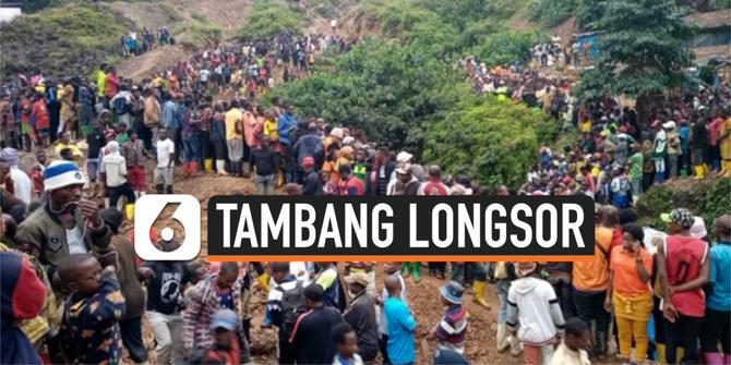 VIDEO: Tambang Emas Longsor, 50 Tewas Kebanyakan Berusia Muda