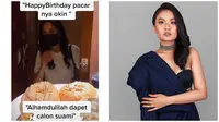 Sosok wanita sahabat Okin eks suami Rachel Vennya mendadak curi perhatian netizen. (Sumber: Instagram/@dantihanoum/TikTok/@apeye)