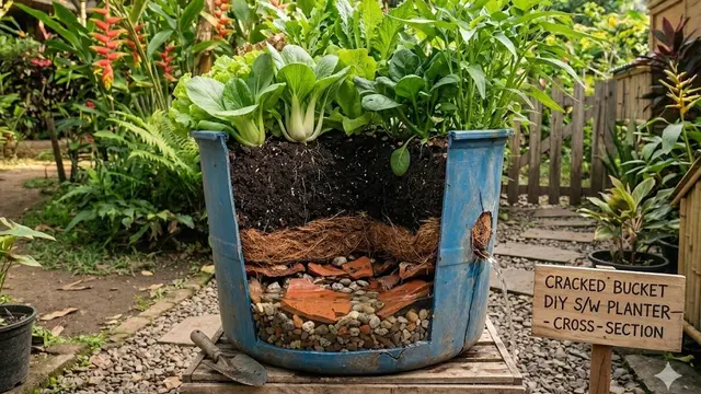 Pot Self-Watering yang Hemat Air