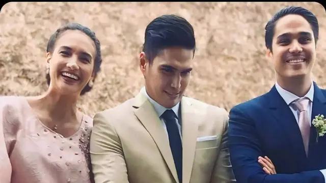 Potret Nadine Chandrawinata bersama adiknya (Sumber: TikTok/@niff2005)