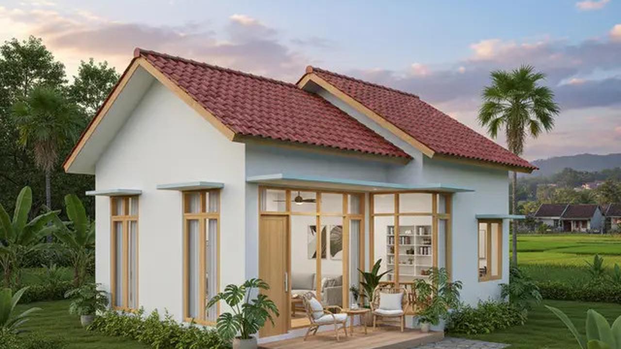 8 Model Rumah Murah Tapi Elegan dengan Atap Genteng 2025 di Kampung, Desain Favorit Anak Muda