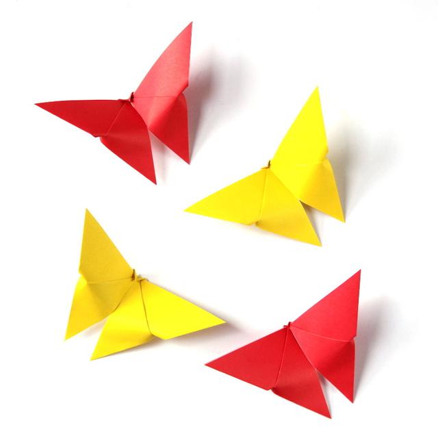Cara Membuat Kupu Kupu Dari Kertas Origami Mudah Dan Praktis