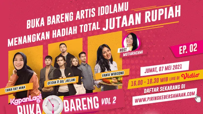 Yuk buka bareng Geisha dan Dul Jaelani di KapanLagi Buka Bareng.