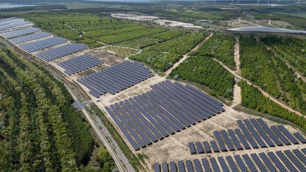 FOTO:  Intip Areal Bekas Tambang Batubara Diubah Menjadi Kawasan Sumber Energi Terbarukan Yang Hijau