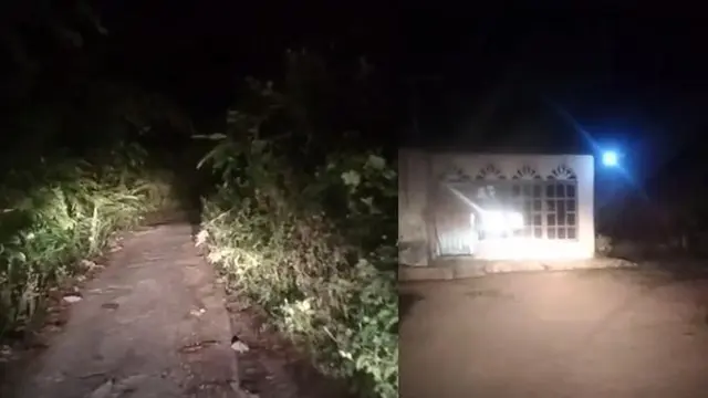 Kondisi jalan di hutan (TikTok/@ambulance_padang)