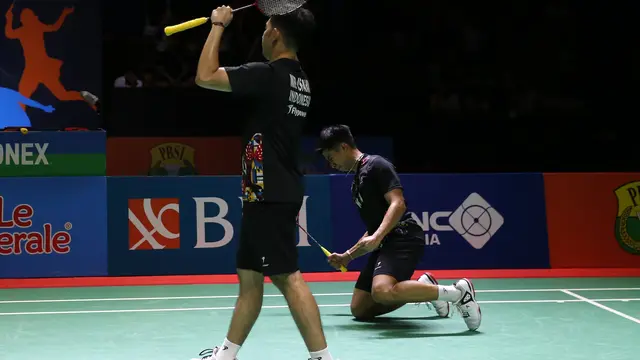 Sabar Karyaman Gutama/Moh Reza Pahlevi Isfahani - BNI Indonesia Masters 2023 - Bulu Tangkis