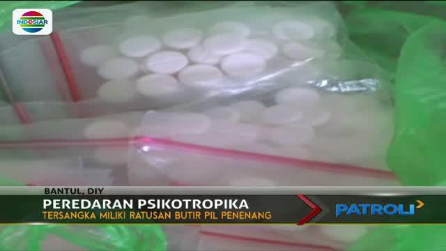 Ratusan pil narkoba jenis Yarindo tersebut dijual secara online.