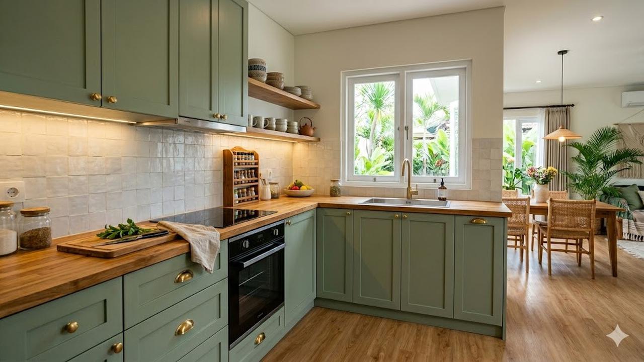 Ide Dapur Sage Green