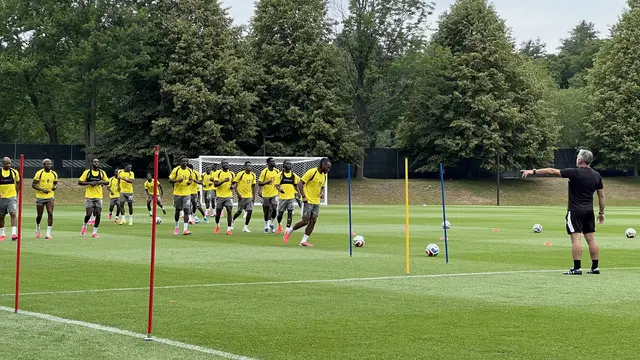 Foto Eksklusif: Melihat Jordan Ayew, Thomas Partey, dan Antoine Semenyo dari Dekat, Begini Keseriusan Latihan Ghana