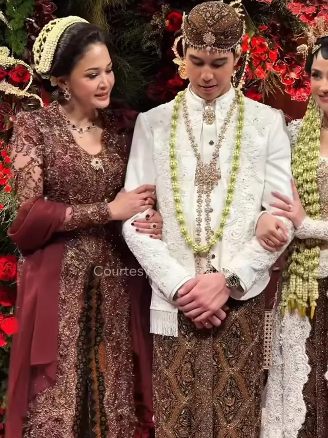 Potret Maia Estianty saat Akad Nikah El Syifa dengan Perhiasan Set Red Ruby yang Memukau