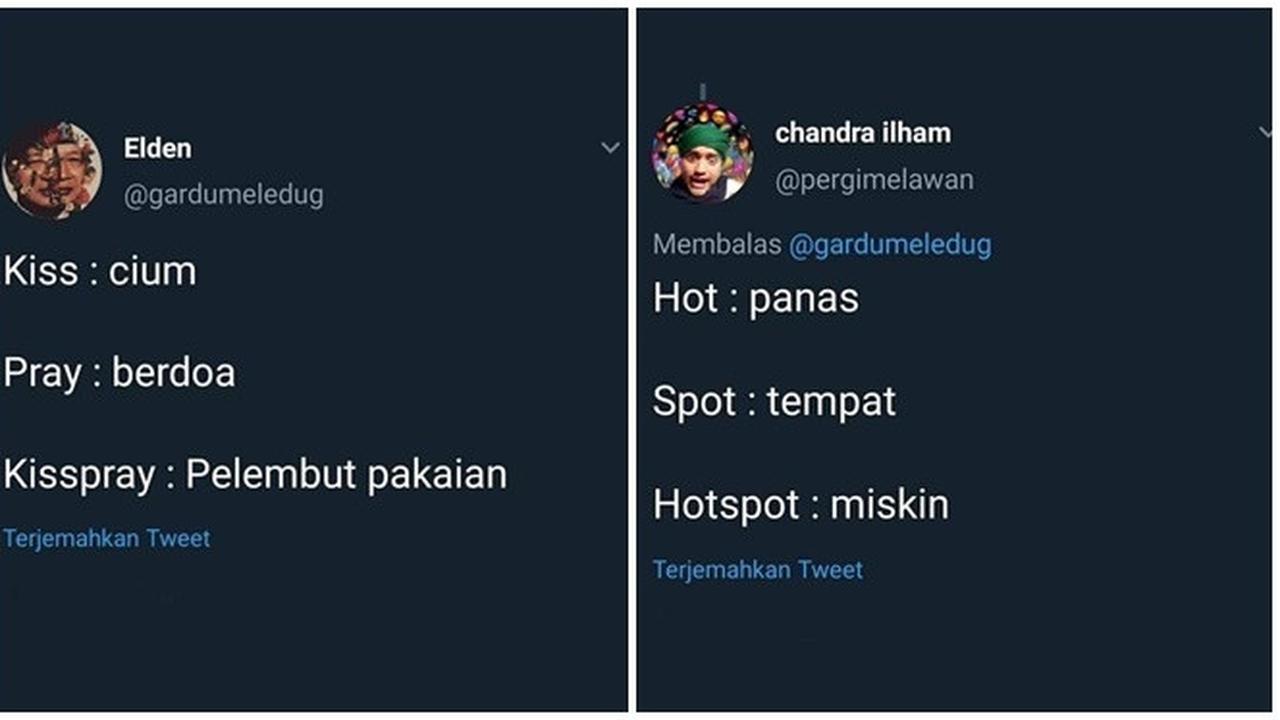 Plesetan Arti Kata Bahasa Inggris Ini Bikin Cengar-Cengir