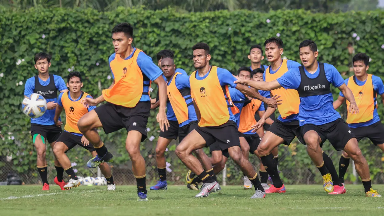 Foto: Latihan Pungkasan Timnas Indonesia Menjelang Kualifikasi Piala AFC 2023 Melawan Taiwan