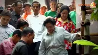 Jokowi dan Mega Tanam Bibit Salak di Condet