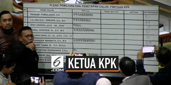 VIDEO: Firli Bahuri Terpilih jadi Ketua KPK 2019-2023