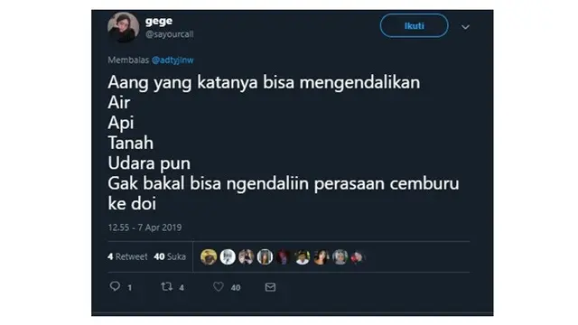 Hal yang Tidak Bisa Dikendalikan Aang si Avatar