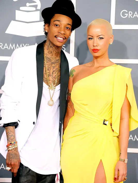 Wiz Khalifa dan Amber Rose mengumumkan pernikahan 4 ulan setelah anak pertama mereka lahir. (Steve Granitz/WireImage/USWeekly)