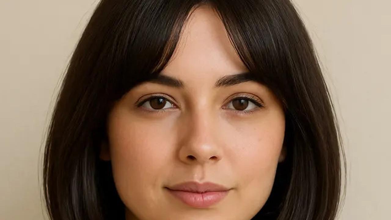 6 Model Rambut Poni Belah Tengah yang Bikin Volume Tipis Jadi Mengembang