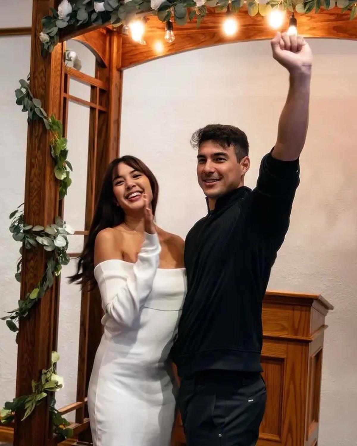 8 Potret Detail Pemberkatan Nikah Aurelie Moeremans dan Tyler di Amerika, Intimate