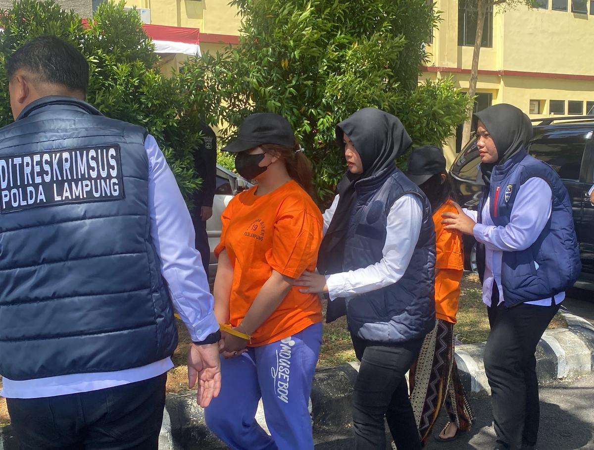 Promosikan Akun Judol, Dua Selebgram di Lampung Ditangkap Polisi