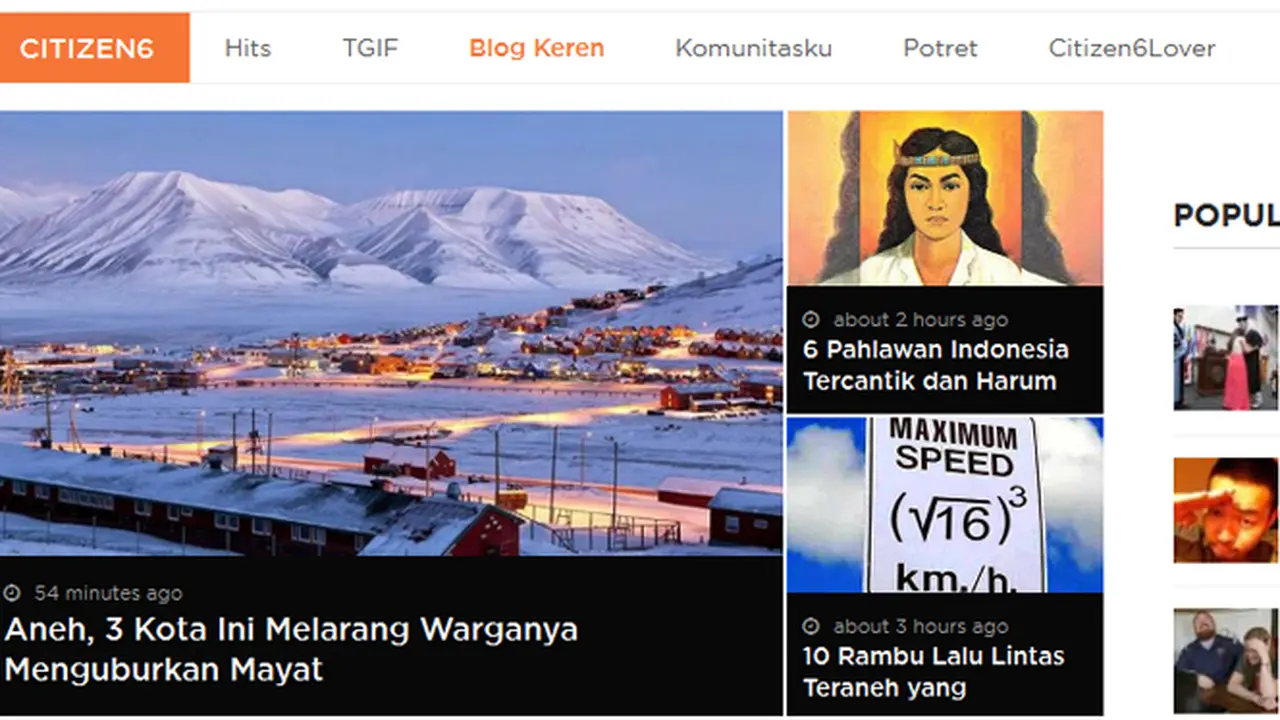 Punya Blog Keren, Yuk Kolaborasi dengan Citizen6