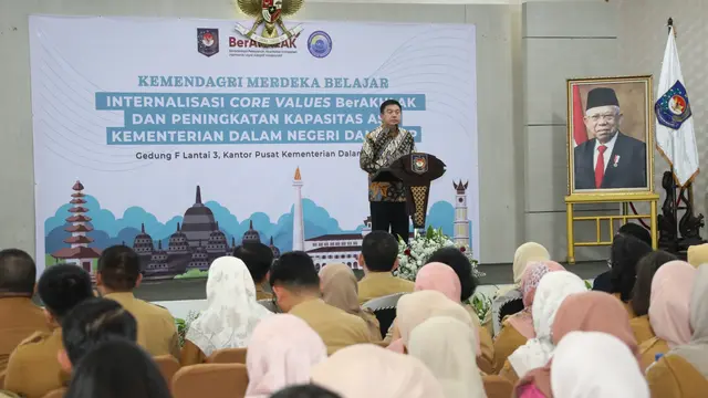 Plt. Sekjen Kemendagri Minta ASN Bekerja dengan Penuh Kesungguhan dan Terus Berinovasi
