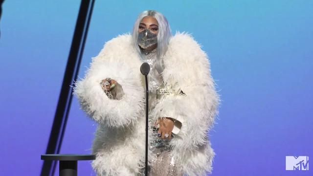 Lady Gaga dalam MTV VMA 2020 (MTV via AP)