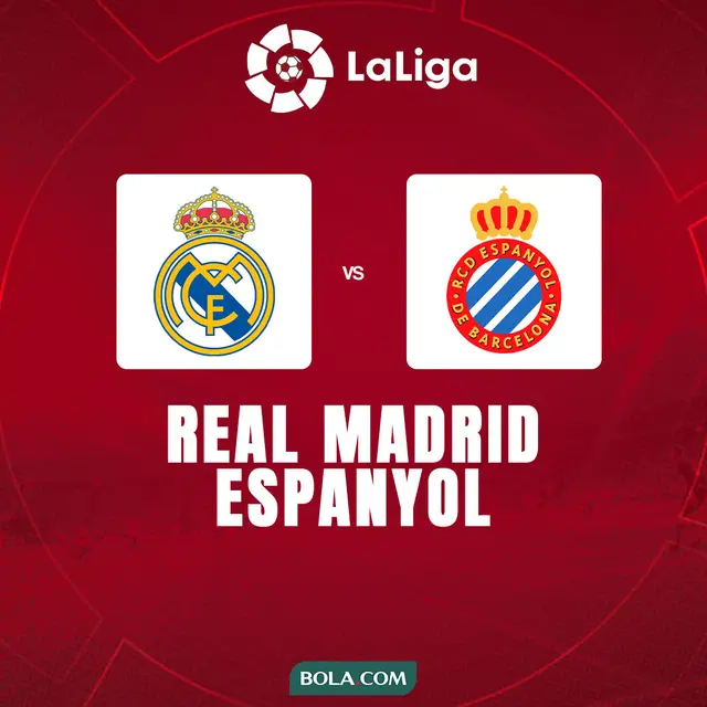 Liga Spanyol - Real Madrid Vs Espanyol