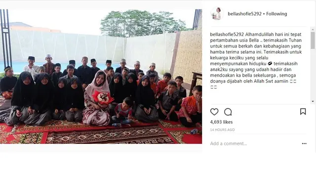 Bella Shofie (Foto: Instagram)