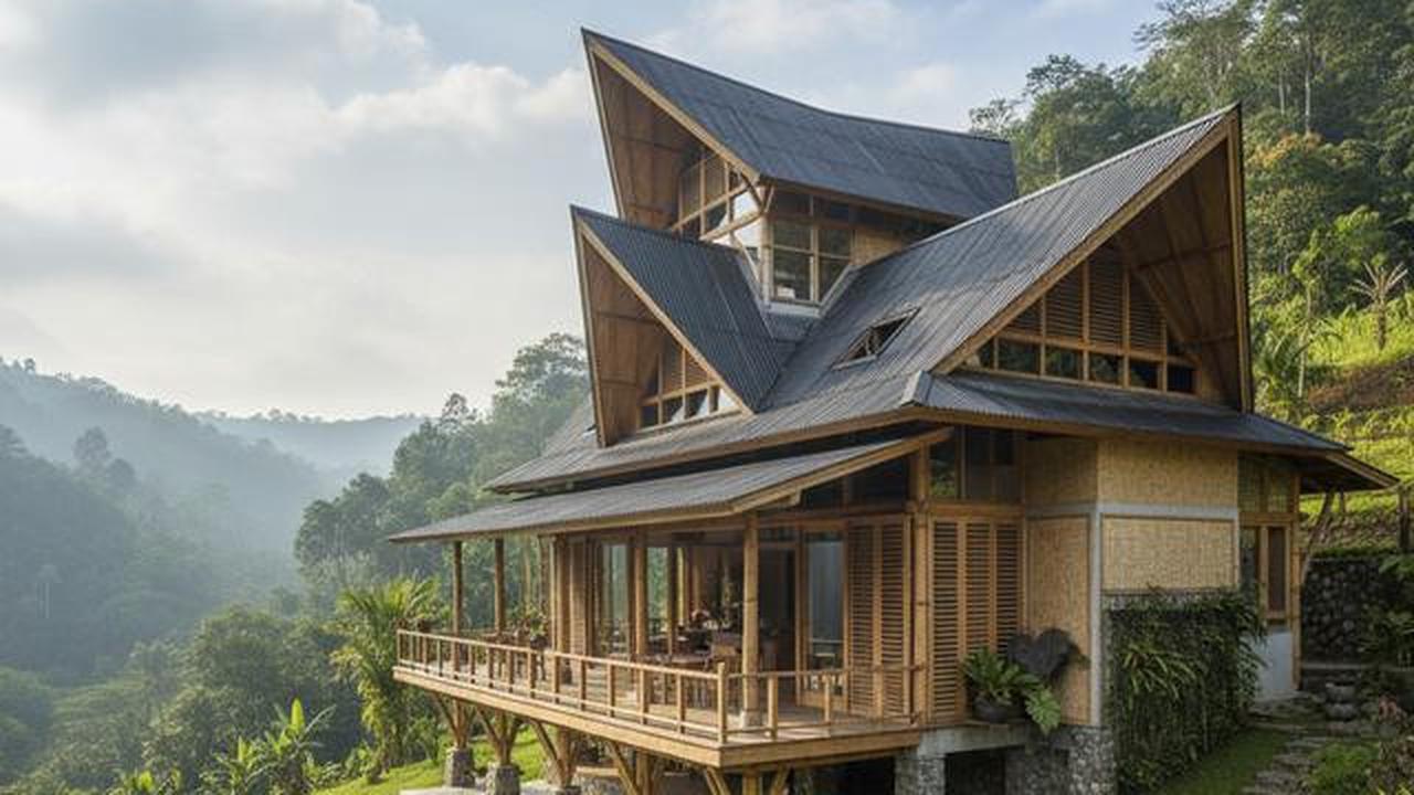 7 Model Rumah Tropis di Area Perbukitan dengan Ventilasi Alami yang Bikin Adem Sepanjang Hari, Nyaman dan Hemat Energi