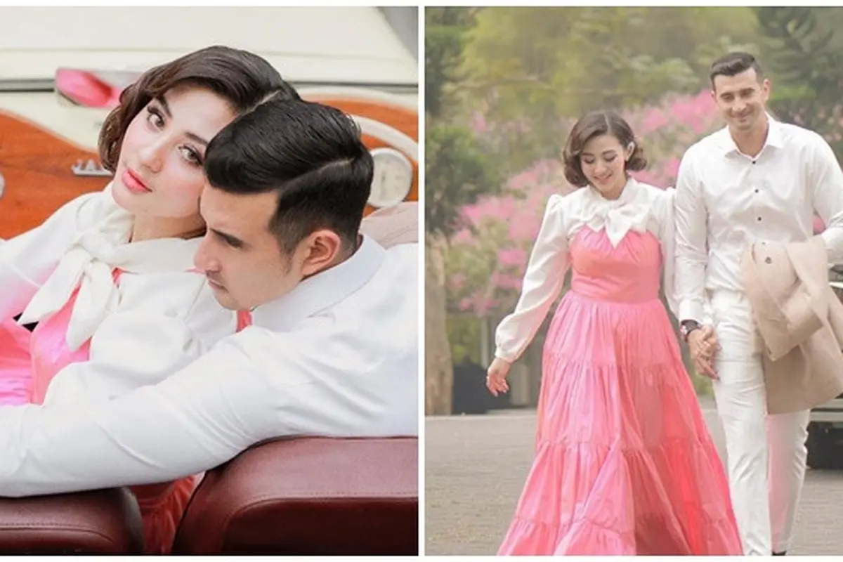 6 Pemotretan Terbaru Ali Syakieb dan Margin Wieheerm, Romantis Bergaya Klasik