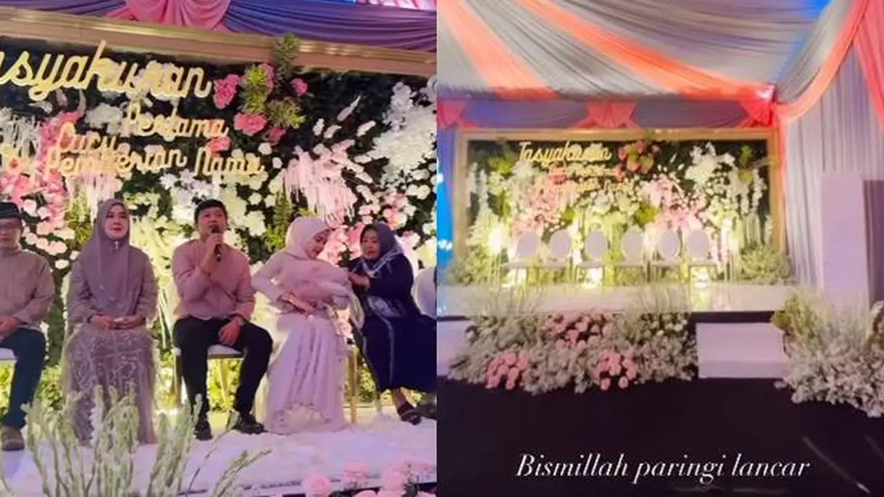7 Momen Tasyakuran Anak Denny Caknan, Nama Lengkapnya Penuh Arti