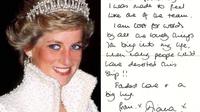 Surat Putri Diana terjual Rp2,5 miliar melalui lelang. (Dok: AP Photo/Lay's Auctioneers Instagram)