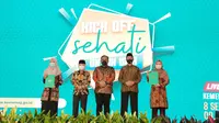 Menteri Agama Yaqut Cholil Qoumas meluncurkan Program Sertifikasi Halal Gratis atau Sehati bagi pelaku Usaha Mikro dan Kecil (UMK). (Dok Kemenag)