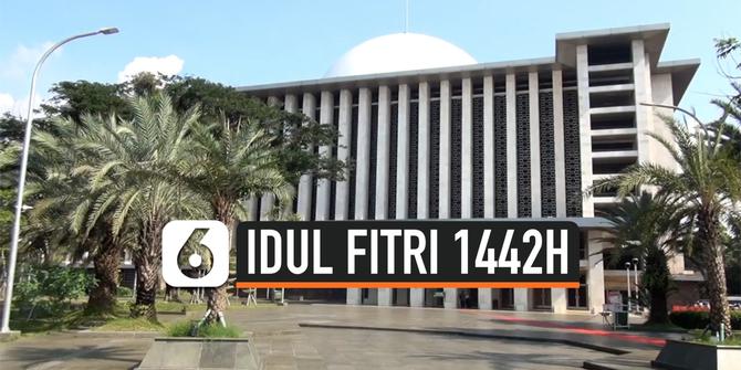 VIDEO: Masjid Istiqlal Tak Gelar Salat Idulfitri