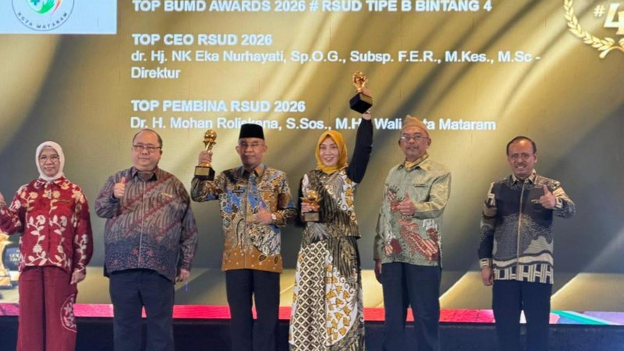 Hattrick Prestasi, Mataram Raih Tiga Penghargaan Bergengsi di Top BUMD Awards 2026