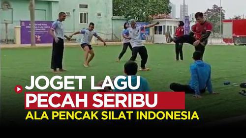 VIDEO: Joget Lagu Pecah Seribu ala Tim Pencak Silat Indonesia SEA Games 2021, Hanifan Yudani Paling Semangat