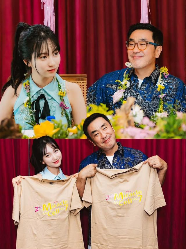 7 Potret Ryu Seung Ryong dan Kal So Won di Promosi Film 2nd Miracle in Cell No. 7