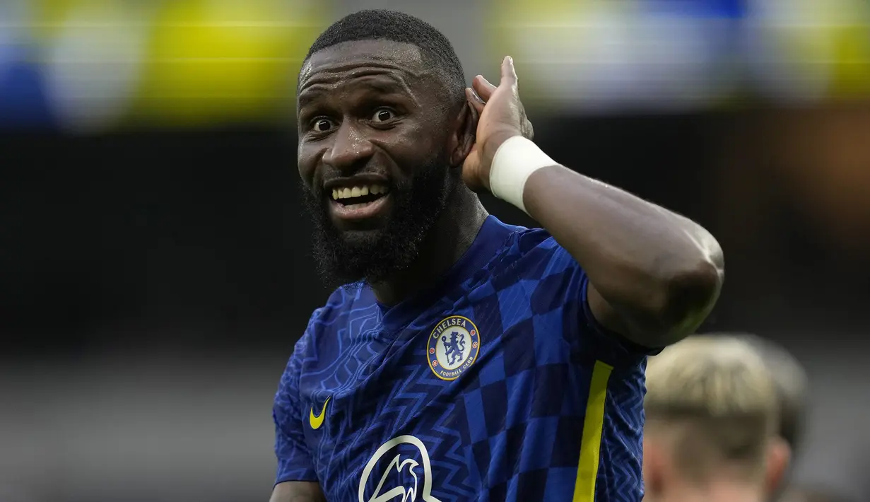 Di masa injury time justru Chelsea yang berhasil menambah gol. Sepakan Antonio Ruediger usai menerima umpan dari Timo Werner tidak mampu dijangkau Hugo Lloris. Chelsea pun menutup laga dengan kemenangan 3-0. (AP/Matt Dunham)