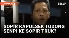 Viral! Sopir Truk Ngaku Ditodong Senpi oleh Sopir Kapolsek