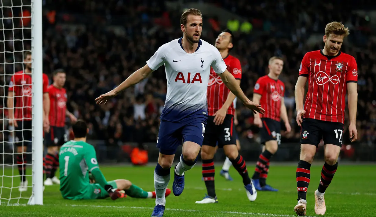 3. Harry Kane (Totteham) - 9 Gol. (AFP/Ian Kington)