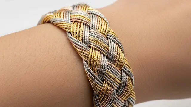 Gelang Anyaman Kombinasi