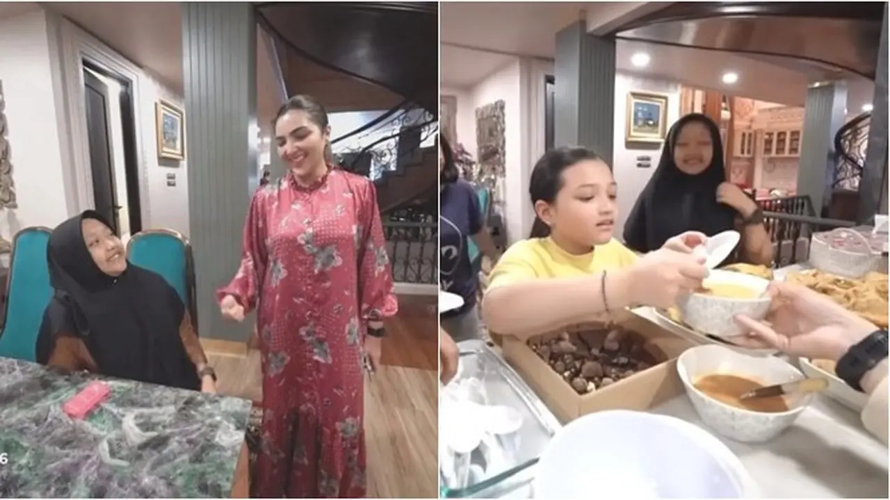 8 Potret Ashanty Ajak Anak Angkat Buka Bersama, Akrab dengan Keluarga