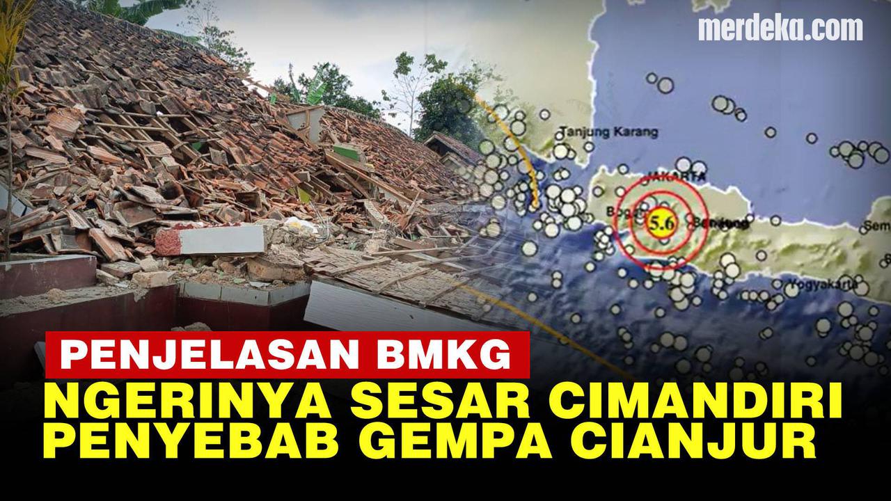 VIDEO: Mengenal Sesar Cimandiri, Diungkap BMKG Penyebab Gempa Darat di Cianjur