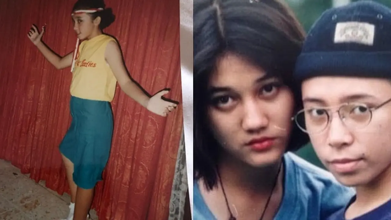 6 Foto Jadul Melly Goeslaw Dari Kecil Hingga Remaja, Sahabat Nike Ardilla