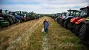 Pada bulan Juni 2023, Uni Eropa setuju untuk membatasi impor biji-bijian Ukraina di lima negara Uni Eropa bagian timur. (Nikolay DOYCHINOV/AFP)