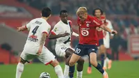 Duel Lille vs PSG di&nbsp;Stade Pierre-Mauroy di pekan ke tujuh Ligue 1 2025/2026, Senin (06/10/2025).&nbsp;(AP Photo/Jean-Francois Badias)