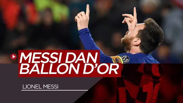 Berita Video Cerita Messi dan 5 Gelar Ballon d'Or Miliknya