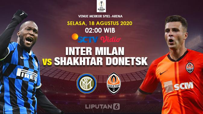 Semifinal Liga Europa Inter Milan vs Shakhtar Donetsk (Trie Yas/Liputan6.com)