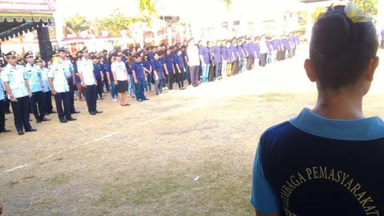1.353 Napi di Bali dapat kado remisi HUT RI, 73 di antaranya bebas
